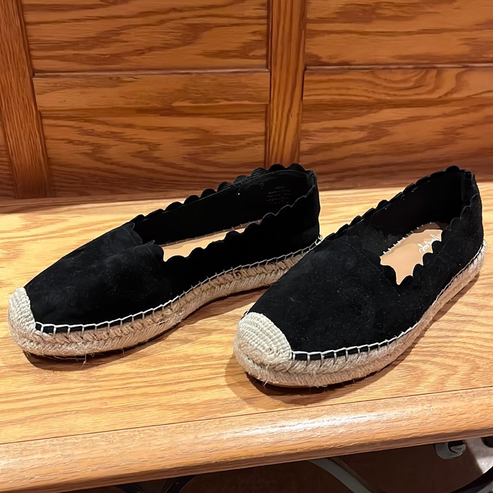 Suede slip on shoes